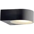 Brilliant Aussenwandleuchte, Schwarz, Metall, Formgebogen, 17x7x19 cm, Lampen & Leuchten, Außenbeleuchtung, Außenwandleuchten