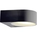 Brilliant Außenwandleuchte Wandlampe Tyler schwarz Metall oben unten LED E27 60W