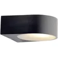 BRILLIANT Lampe Tyler Außenwandleuchte schwarz | 1x A60, E27, 60W, geeignet für