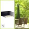 Brilliant Tyler Außen Wand Decken Leuchte Lampe schwarz IP44 dimmbar Up & Down