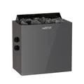 Harvia Qubic BlackSteel BQ90 9 kW finnischer Saunaofen mit integrierte Steuerung