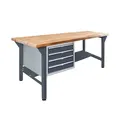 ADB Werkbank mit Schubladenbox-4 SL,H850xL1500xT750mm 42686