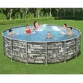 Bestway Power Steel Swimmingpool-Set 488x122 cm