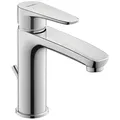 Duravit Waschtischarmatur B.1 Einhebel Ausladung 139 mm mit Zugstangen-Ablaufgarnitur - Chrom