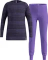 ODLO SET ACTIVE ECO WARM KIDS Longsleeve & Hose 2026 afterparty/black - 164