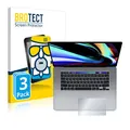 BROTECT Entspiegelungs Schutzglas für Apple MacBook Pro 16" 2019 (Touch Trackpad) (3 Stück) Schutzfolie Panzer Folie Glas Matt [Kratzfest 9H]