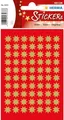 HERMA 3933 10x Sticker DECOR Sterne 8-zackig, gold Ø 10 mm