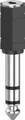 Hama 00205194 Kabeladapter 3.5mm 6.3mm Schwarz - Silber (00205194)