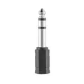 Hama Audio Adapter 3,5 mm Klinke Buchse auf 6,3 mm Klinke Stecker (Kopfhörer Adapter HiFi Stereo, Anschluss von Kopfhörer an Audiosystem)