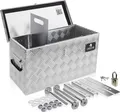 CargoVA® Anhänger-Deichselbox Wasserfeste Deichselbox – abschließbar, mit Befestigung, 50/60/70/80cm, Wasserdicht, rostfrei, abschließbar, universelle Passform