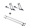 2x Fahrradträger SAGITTAR+Dachträger RAPID für für Alfa Romeo 156 Sportw 5Tür 00