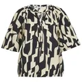 s.Oliver Blusentop beige|schwarz 34