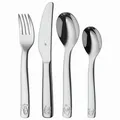WMF Kinderbesteck Set 6 Farm Tiergravuren aus Chromargan Spülmaschinenfest ab 3j