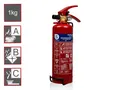 Pulverfeuerlöscher, Brandklassen A, B und C, Brandlöscher, Handfeuerlöscher, 1kg