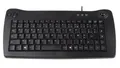 5060055466706 Miniklawiatura kulkowa przewodowa, kolor: Czarny, USB, AZERTY, RS