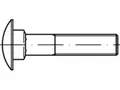 100 x Flachrundschrauben mit Vierkantansatz DIN 603 A 2 M 8 x 25 A 2, CAB FASTEN