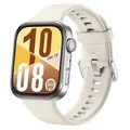 Huawei Watch Fit 4 (Seiya-B19F) White Fluoroelastomer Strap
