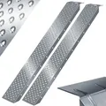 MASKO® 2X Auffahrrampe 400kg | Verladerampe | Verladeschiene | verzinkter Stahl | Antirutsch | 200kg* Pro Stück | Max 400kg* Pro Paar | Motorrad ...