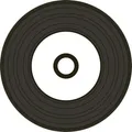50 MediaRange Rohlinge vinyl printable black CD-R 52x