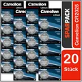 Camelion CR2025 CR 2025 3V Lithium Knopfzellen Batterien 4x 5er Blister