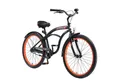 Bikestar Kinderfahrrad Cruiser, 24 Zoll, ab 142 cm, 8 - 11 Jahre, Jungen, Mädchen, 1 Gang, Handbremse, Rücktrittbremse, Kettenschutz, Höhenverstellbar