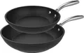 Cecotec 01466, Rund, Allzweckpfanne, Schwarz, Aluminium, 2 Stück(e), 3,4 mm