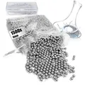 1500x Edelstahl Reinigungsperlen mit Aufbewahrungsbox - 4 mm