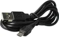 vhbw Micro-USB Kabel (USB A auf Micro USB) kompatibel mit Blackberry Storm - USB Daten- & Ladekabel, 100 cm Schwarz