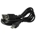 vhbw USB Kabel auf Micro-USB 1m schwarz kompatibel mit Sony Cyber-Shot DSC-HX30V, DSC-HX400, DSC-HX400V, DSC-HX50, DSC-HX50V, DSC-HX60, DSC-HX60V Kamera