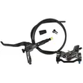 Shimano Deore XT BL-T8100/BR-M8120 Scheibenbremse Trekking vorne links | 4-Kolben | 1000 mm Leitung | inkl. Beläge & 180 mm Adapter