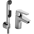 Waschtischmischer Hansa Hansapolo mit Funktionsbrause, Ausladung 103 mm, chrom - 51462293