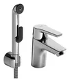 Hansa Hansapolo Waschtisch-Einhand-Einlochbatterie mit Funktionsbrause ohne Ablaufgarnitur Ausladung 103 mm - 51462293