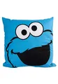United Labels Sesamstraße Kissen - Krümelmonster Dekokissen Blau 30x30 cm