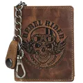 Greenburry Rebel Rider Biker Geldbörse Leder 11 cm