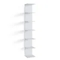 Vicco Wandregal Paolo, Weiß, 30 x 190 cm, zur Aufbewahrung von Büchern und Dekoration montierbar