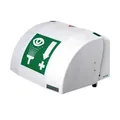 B-safety Augendusche PremiumLine m.Auffangbecken+Abdeck.Wm.3/8 AG Zoll