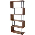 Berlinlodge Bücherregal, Braun, Holzwerkstoff, 80x183x30 cm, Wohnzimmer, Regale, Bücherregale