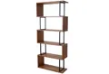 PROREGAL® Bücherregal Standregal HxBxT 183x80x30cm 5 Ebenen Wildeiche-Optik Metall Schwarz, vielseitig, robust und pflegeleicht - einfach schön