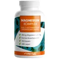 ProFuel - Magnesium Komplex 180 Kapseln, 400 mg elementares Magnesium pro Tag - 5 Kapsel