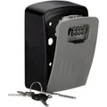 Relaxdays Schlüsseltresor Aluminium Schwarz Mit Zahlencode 14,5 cm x 10,5 cm x 5 cm 700 g
