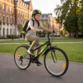 Actionbikes Kinderfahrrad Arrow 24 Zoll | Kinder Fahrrad- V-Brake Bremsen - Kettenschutz - Fahrradständer - Handschaltung - 8-12 Jahre (Schwarz/Grün)
