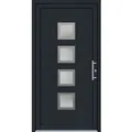 Panto Kunststoff-Haustür K025 Weiß-Anthrazit 110 cm x 210 cm DIN R