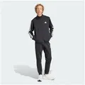 adidas Sportswear Trainingsanzug 3-STREIFEN FLEECE TRAININGSANZUG (1-tlg) schwarz XS (40/42)
