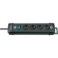 brennenstuhl Premium-Line 4-fach Steckdosenleiste mit Schalter 1,8 m schwarz