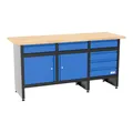 Güde Werkbank 171x60x85cm Werktisch GW6/2 XL Schubladen + Türen höhenverstellbar
