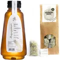 Kretischer Thymian Honig - Hochwertiger Premium Honig aus Kreta | Traditionelle Imkerei Maragkakis | Griechischer Bio Bergtee von Delinio - Sideritis Scardica | 10 Teebeutel, 500g Thymianhonig