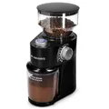 Elektrische Kaffeemühle Edelstahl Scheibenmahlwerk 200W Kaffee Mühle 18 Stufen