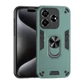 Für ZTE Blade V60 Vita / Axon 60 Lite Armor Magnet Ring TPU Cover Hülle Grün