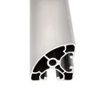 SCHMIDT systemprofile 2m Aluminium Profil 40x40mm Nut 8 Eckprofil Aluprofil rund