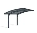 Aluminium Carport 495x289 cm freitragend Bogendach Anthrazit Palram-Canopia